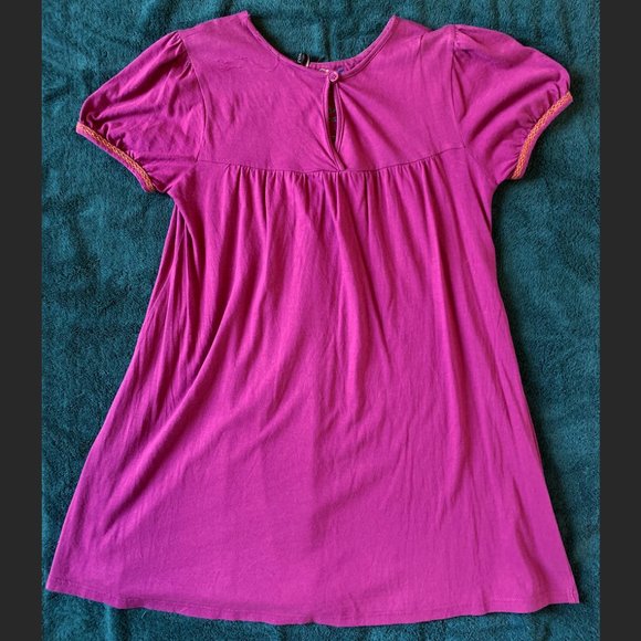 Purple Embroidered Topshop Tunic - Picture 2 of 5